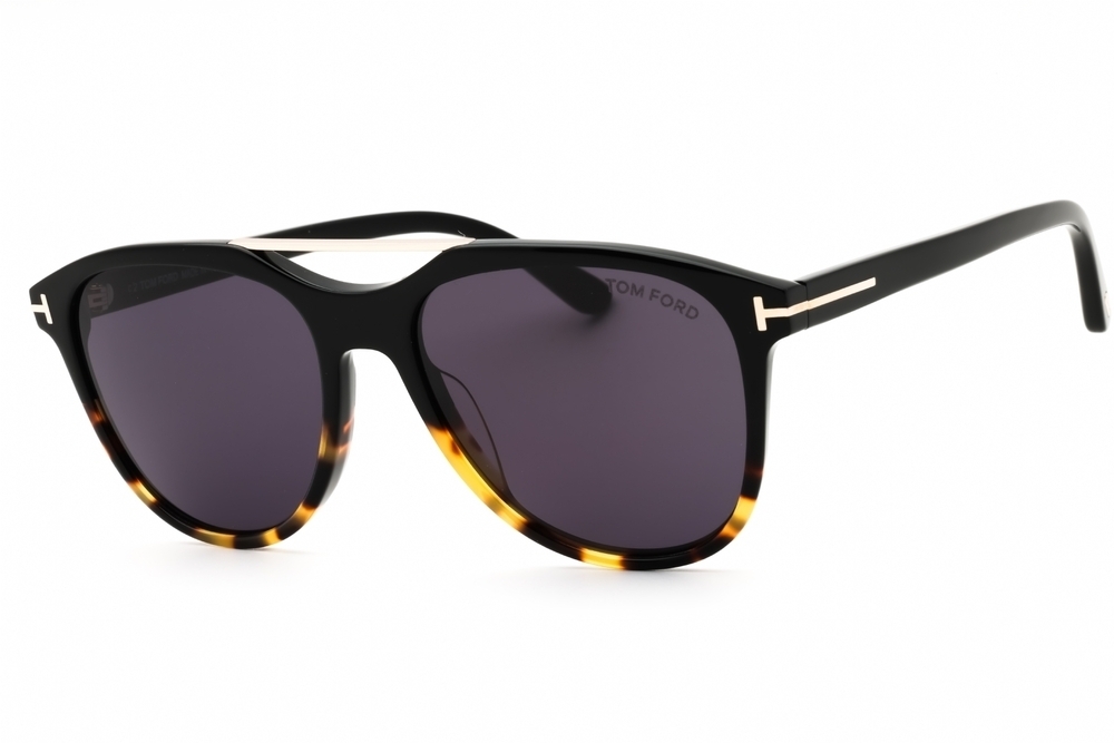 NWT Tom Ford FT1098-05A Black Aviator 54mm Sunglasses